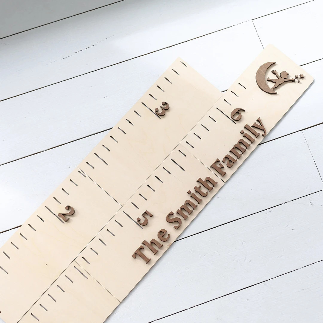 Wooden Growth Chart Height Chart for Kids Growth Chart Family Growth Chart Baby Shower Gift Perso... | Etsy (US)