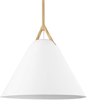 Light Society LS-C401-WHI Kalix 14" Pendant Light, White | Amazon (US)