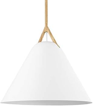 Light Society LS-C401-WHI Kalix 14" Pendant Light, White | Amazon (US)