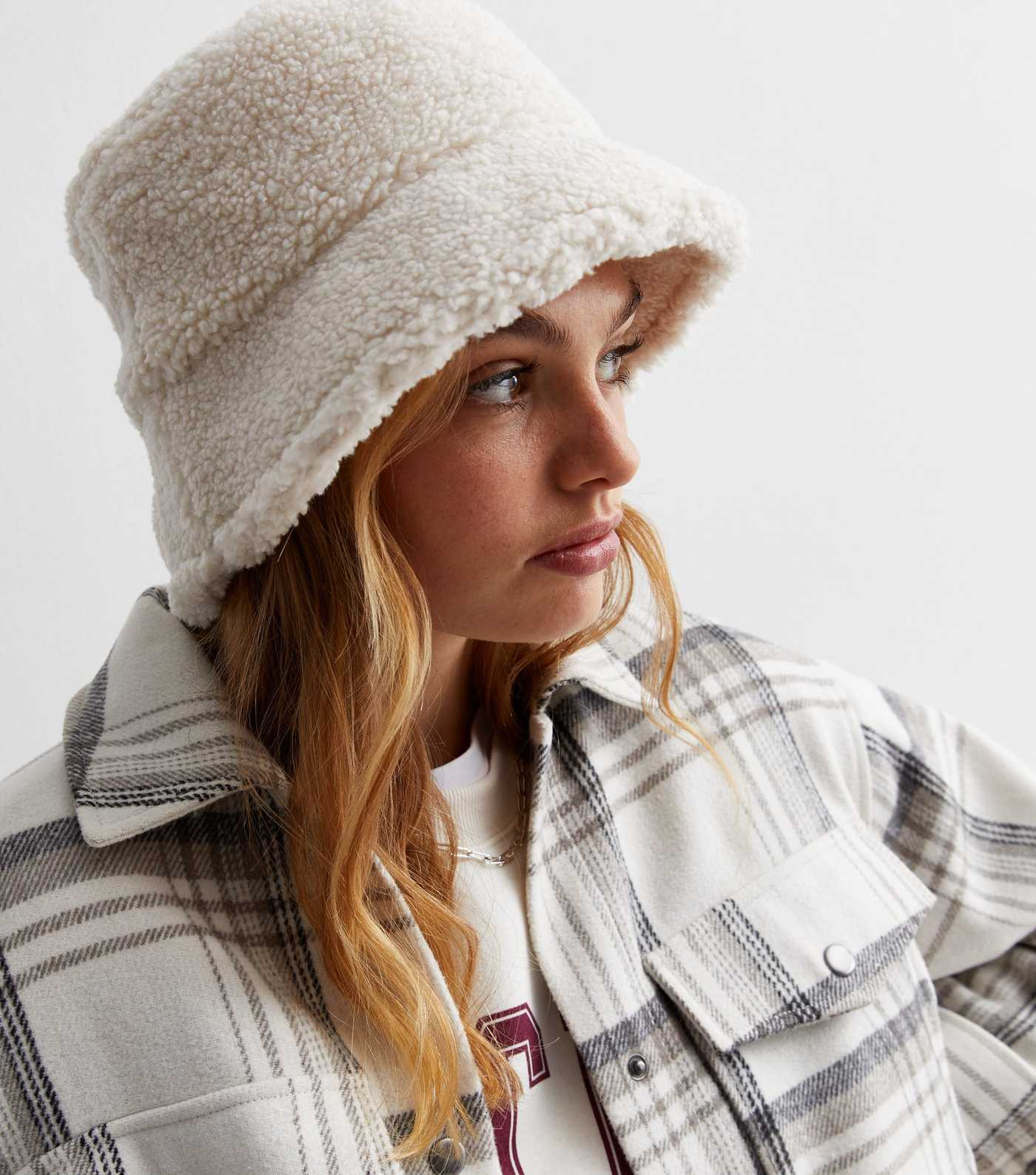 Cream Teddy Bucket Hat | New Look | New Look (UK)