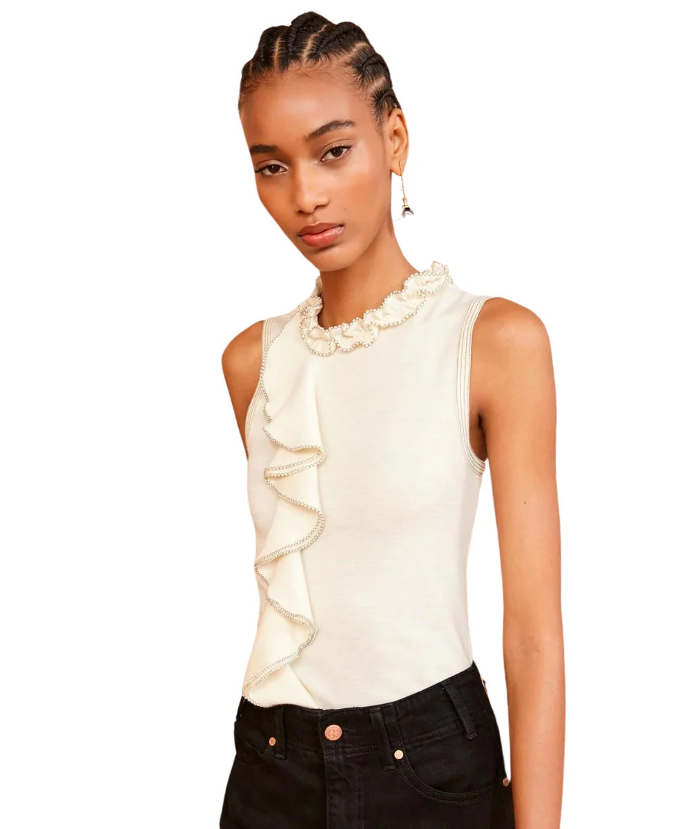 Brea Top- Pearl | LOLA Boutique