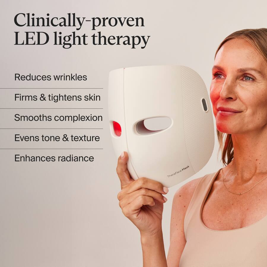 Therabody - TheraFace Mask - Advanced, Clinically Proven LED Skincare Mask With 648 LEDs for Firm... | Best Buy U.S.