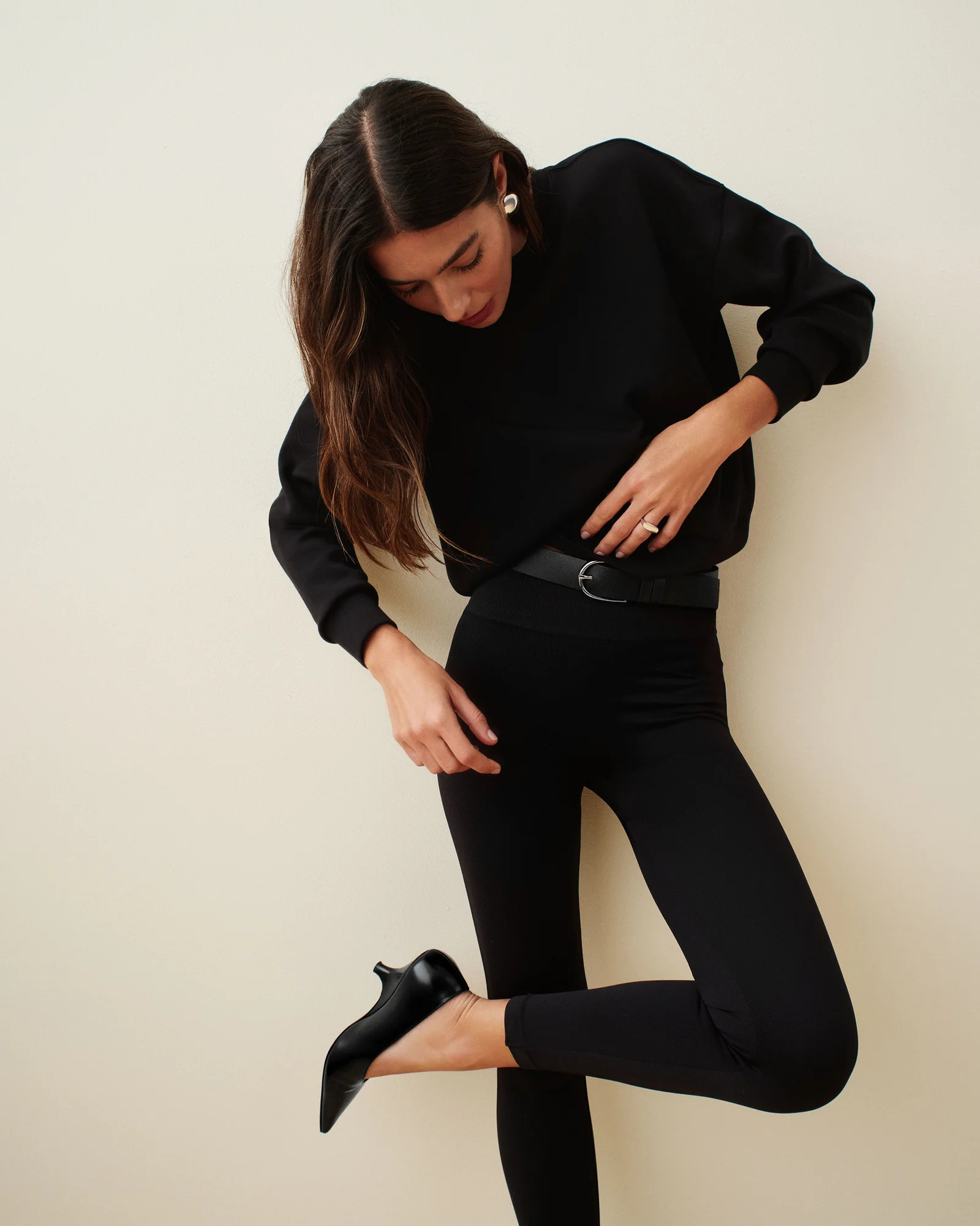 Ribbed Knit Leggings with Tummy Control | SPANX | Spanx