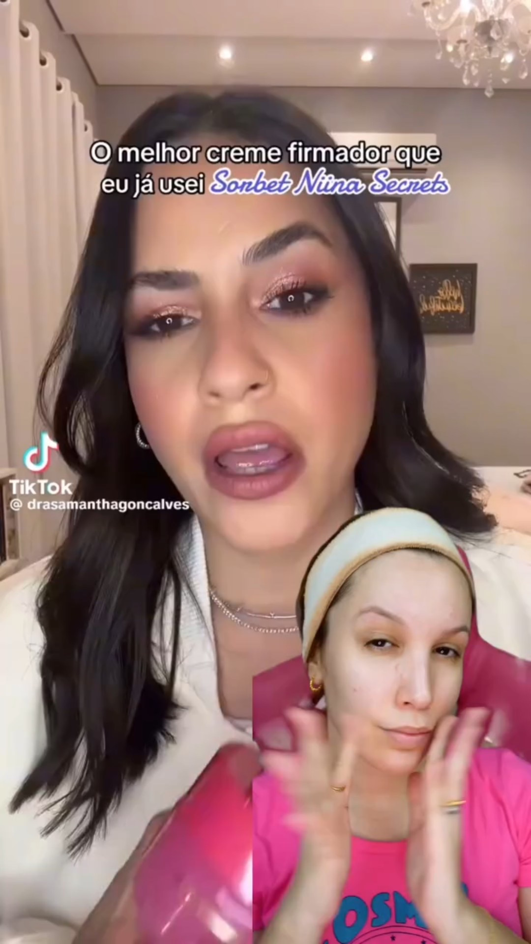 Creme Sorbet de Linha Niina Secrets não promete efeito tensor em seu rótulo, porém possui sim esse efeito tensor que a Samantha havia citado em seu conteúdo. E digo mais: A resposta pra quem não sentiu o efeito tensor dele está literalmente no rótulo. Cremes firmadores em geral devem ser aplicados em movimentos ascendentes. Testa ele aí fazendo esses movimentos e depois me conta o que achou. 😉😌
.
Ahhh e já me deixa saber aqui se vocês também querem um conteúdo sobre o sérum firmador também da #LinhaNiinaSkin 💖 @linhaniinasecrets 
.
Conteúdo orgânico
.
#niinaskin #niinasecrets #niinasecretseudora #sorbetfirmador