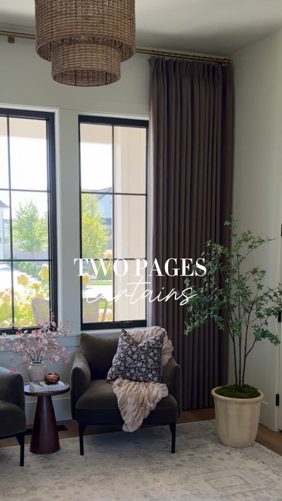 Gorgeous custom pinch pleat curtains are my key tip to elevating any space! Two Pages is my go to for all curtains. Their entire site is 24% off right for the holiday season. The perfect pieces to elevate your home, especially once the holidays are over! 


Color: Oak Dim Grey
Header:Triple Pinch Pleat
liner: none 
Memory trained #LTKStyleTip 

#LTKHome #LTKSaleAlert