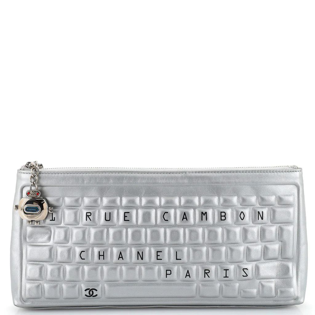 Keyboard Zip Clutch Calfskin | Rebag