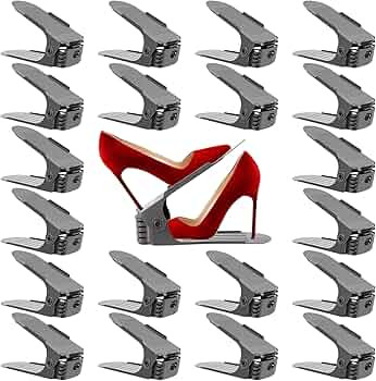 Neprock Shoe Organizer for Closet, Shoe Storage Organizer Shoe Slots Organizer, Shoe Rack Organiz... | Amazon (US)