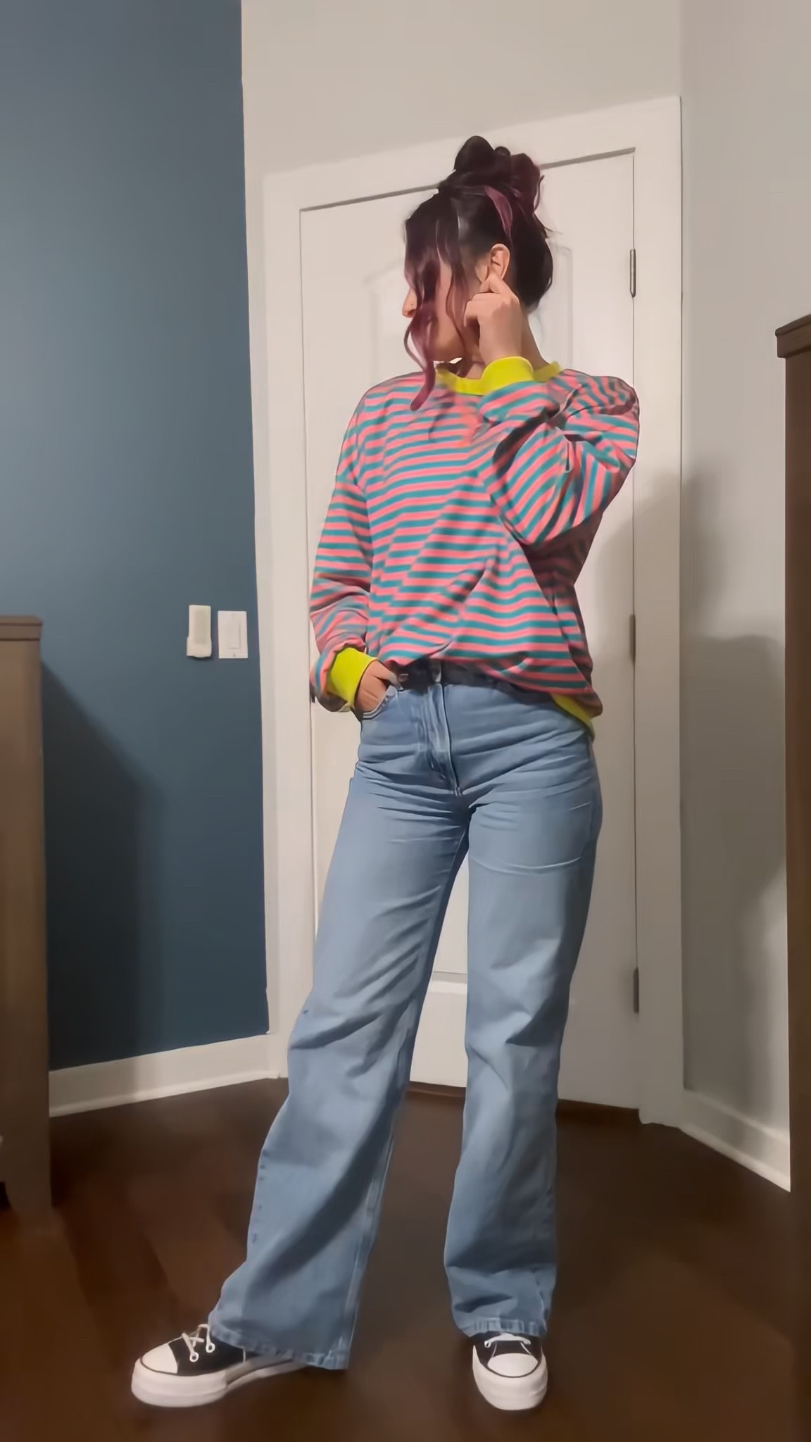 Rainy day WFH but I still have to go out..

Sweater: M
Jeans: 2

Spring / ootd / wide leg denim / Amazon Fashion / Amazon find / Affordable Fashion / Converse / for her / Nicki Bunting

#LTKVideo #LTKstyletip