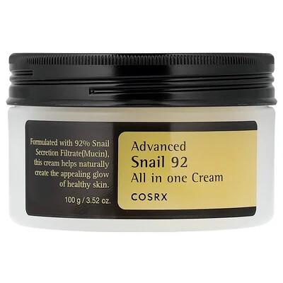 CosRx, Advanced Snail 92, All in One Cream, 3.52 oz (100 g) | iHerb