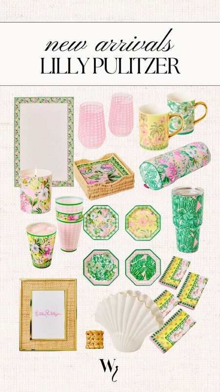 Lilly Pulitzer home decor for spring Lilly Pulitzer tabletop spring tabletop 

#LTKSeasonal #LTKhome