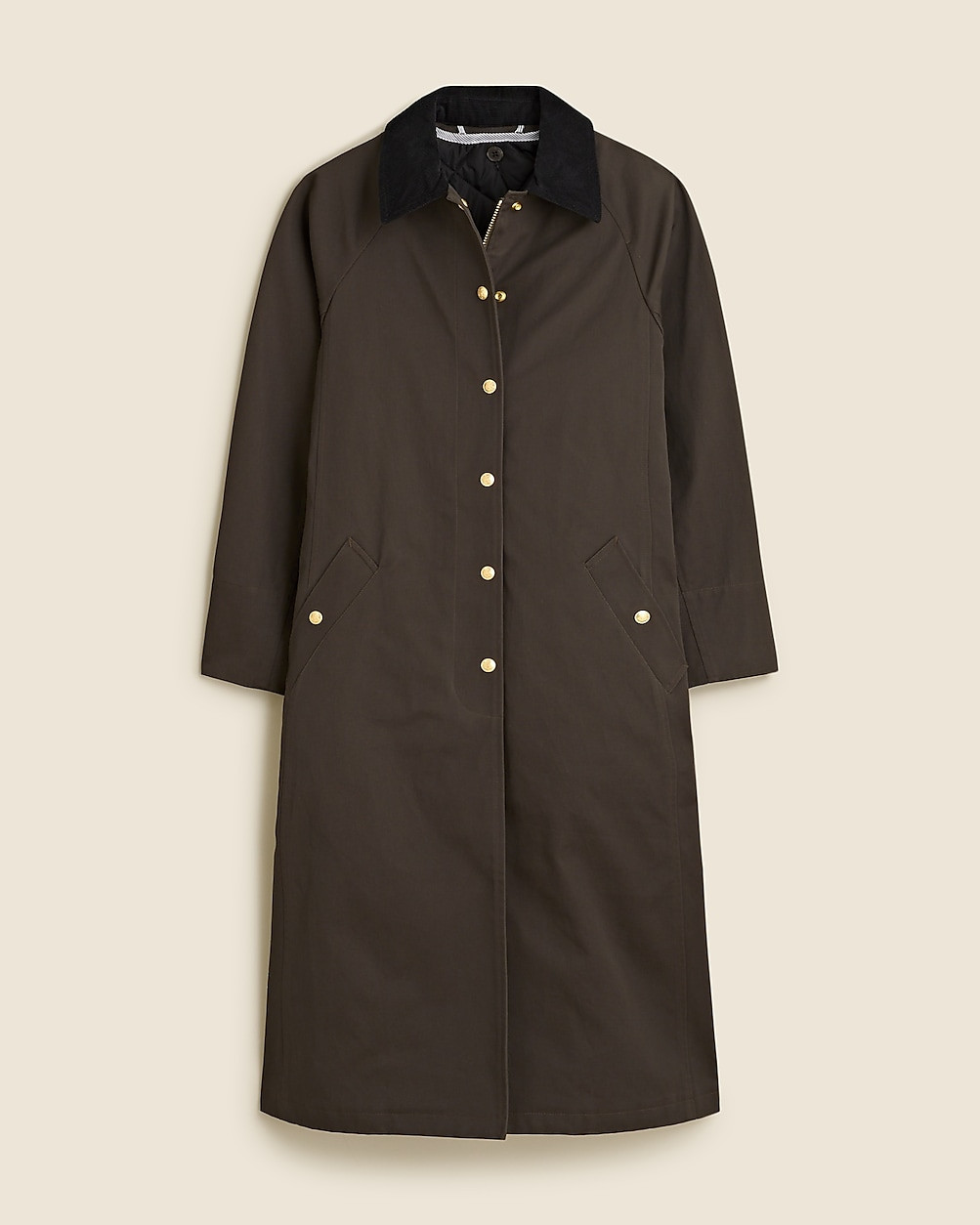Long Barn Jacket™ in waxed cotton twill | J. Crew US