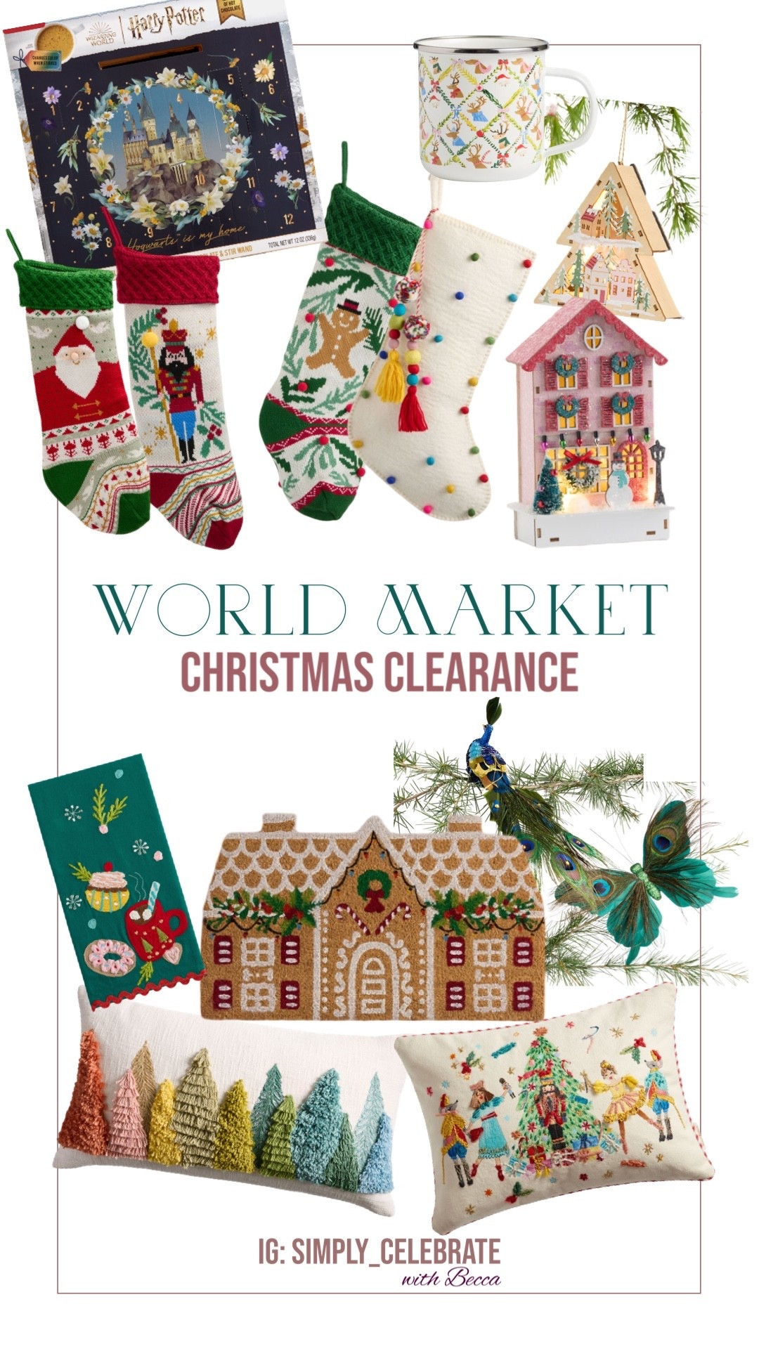 All my favorites from the World Market Christmas clearance! 😍🎄 these prices are sooo amazing if you’re looking to make your Christmas next year even more magical ❄️🎄

#LTKSeasonal #LTKHome #LTKGiftGuide