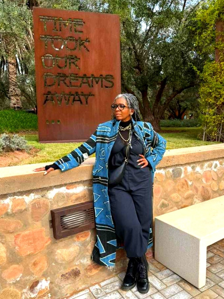 Visiting Montresso Art Foundation for the 1-54 Art Fair inspired me to pull my fave independent labels out of the closet and wear pieces I got in Morocco, like this coat from Funky Cold Medina (pictured here), as well as HoneyTribe, Ofuure, DiarraBlu, and Love Iguehi.  While the Diarra Blu pieces are linked here, I do hope you explore the others via their IG pages. 


#LTKootd #LTKdayinmylife #LTKTravel