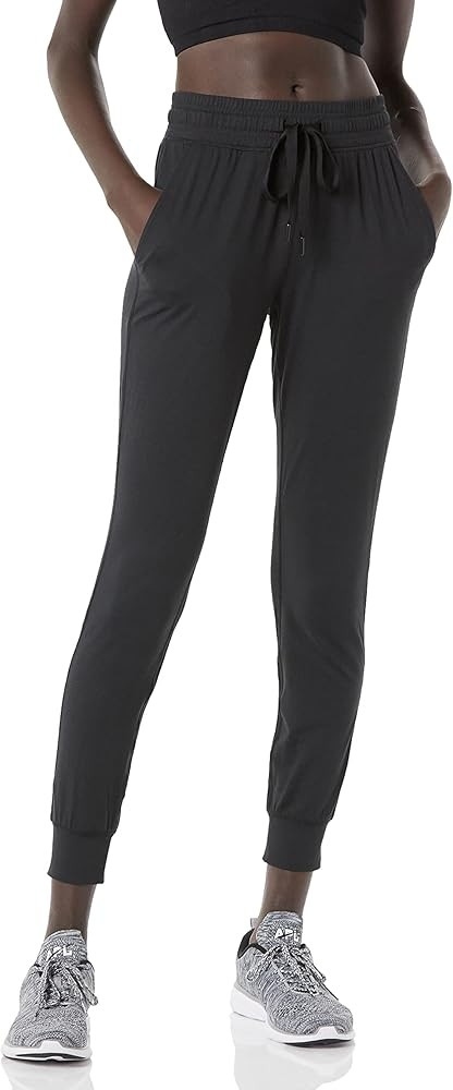 Amazon Essentials Women's Brushed Tech Stretch Jogger Pant | Amazon (US)
