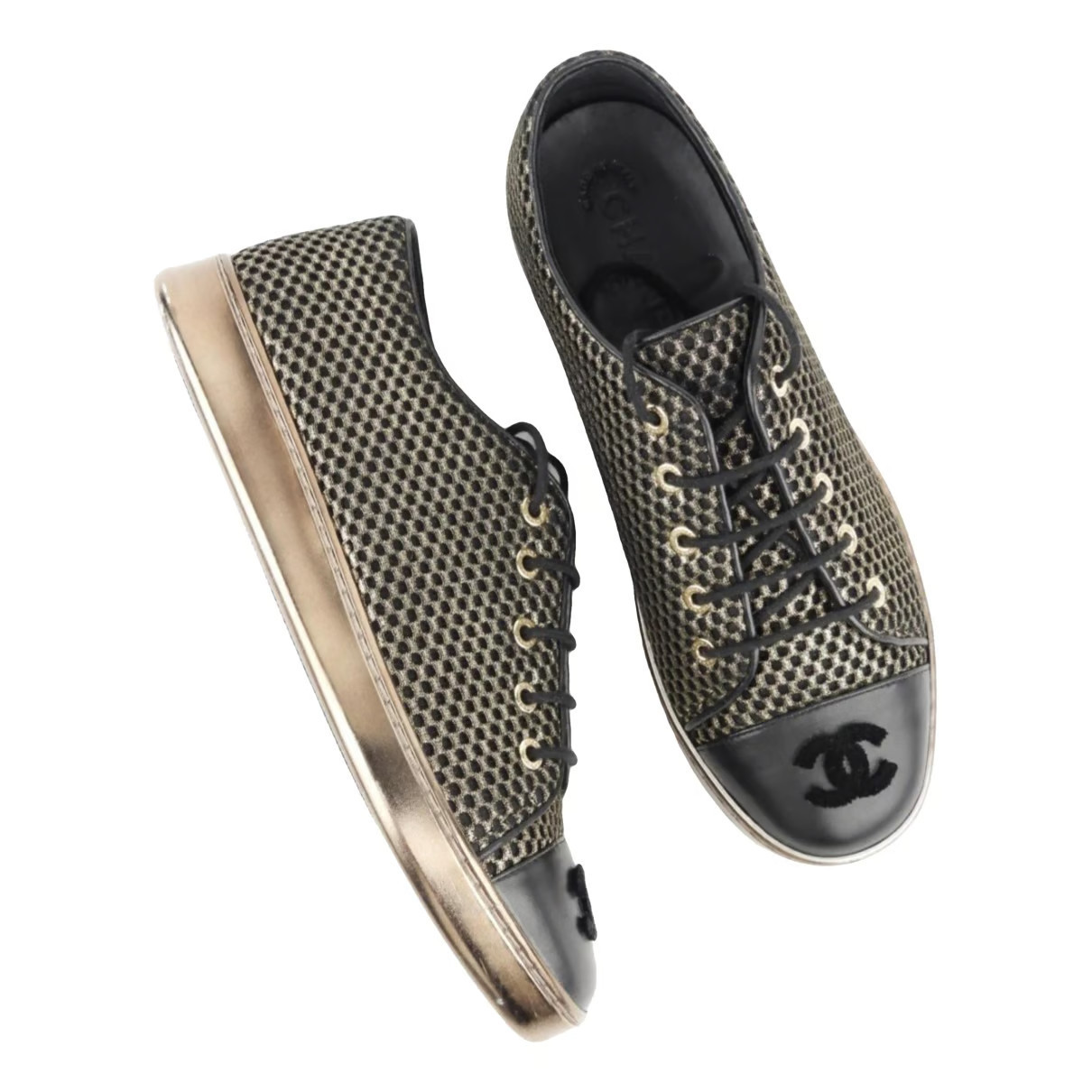Chanel Leather lace ups | Vestiaire Collective (Global)