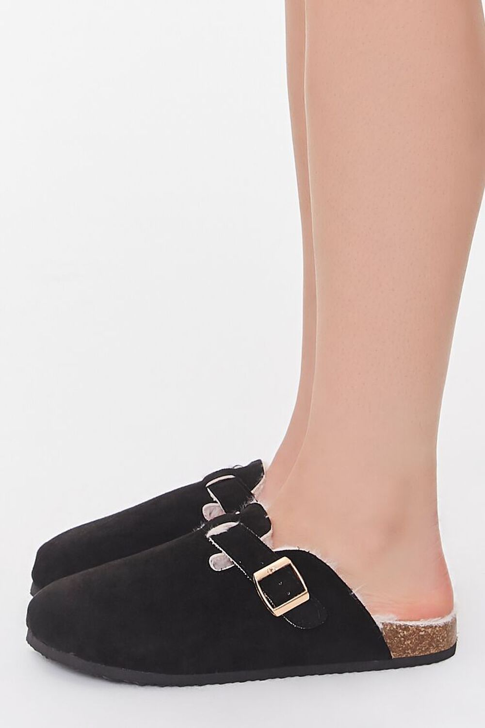Faux Suede Buckled Mules | Forever 21 | Forever 21 (US)