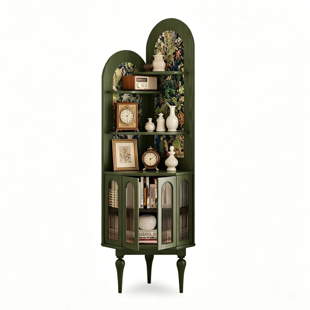 Green Solid Wood Corner cabinet | Wayfair North America