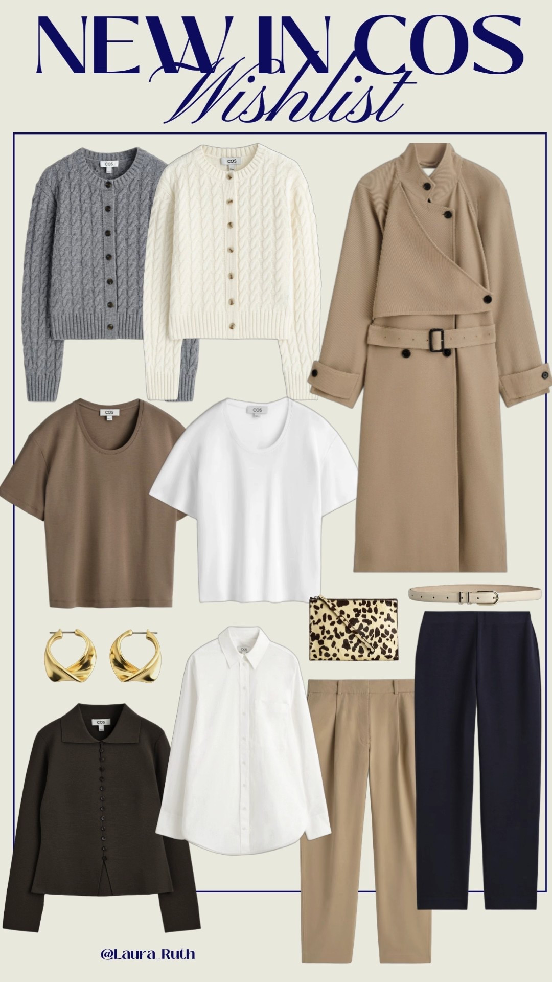 These new-in COS pieces are ideal if you’re building a capsule wardrobe that works beyond one season , lightweight knit cardigans, versatile neutral tops, tailored trousers, and a classic belted coat that layers easily now and later. Timeless, minimal, and designed to mix and match for everyday wear and great transition pieces from winter into spring 🤍

#LTKspring #LTKluxury #LTKuk
