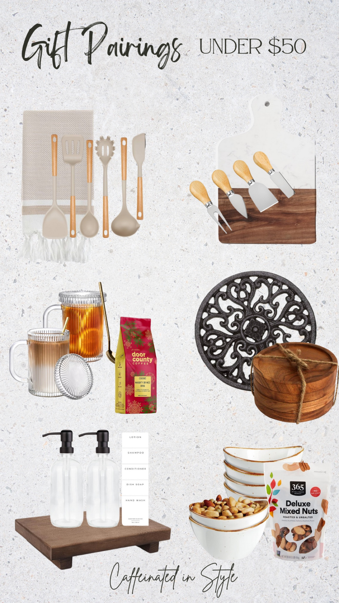 Gift Pairings for the home or hostess// under $50

#LTKGiftGuide #LTKhome #LTKHoliday