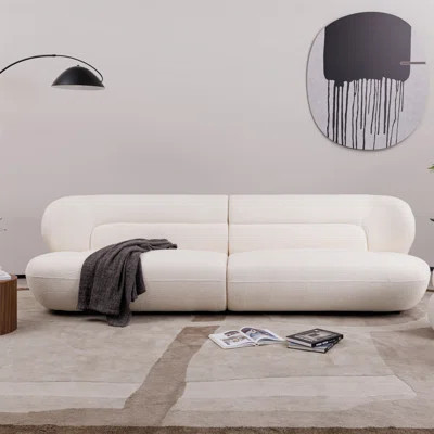 Circular Curve Design With Modern Fashion, White, 4, Office, Bedroom | Wayfair North America