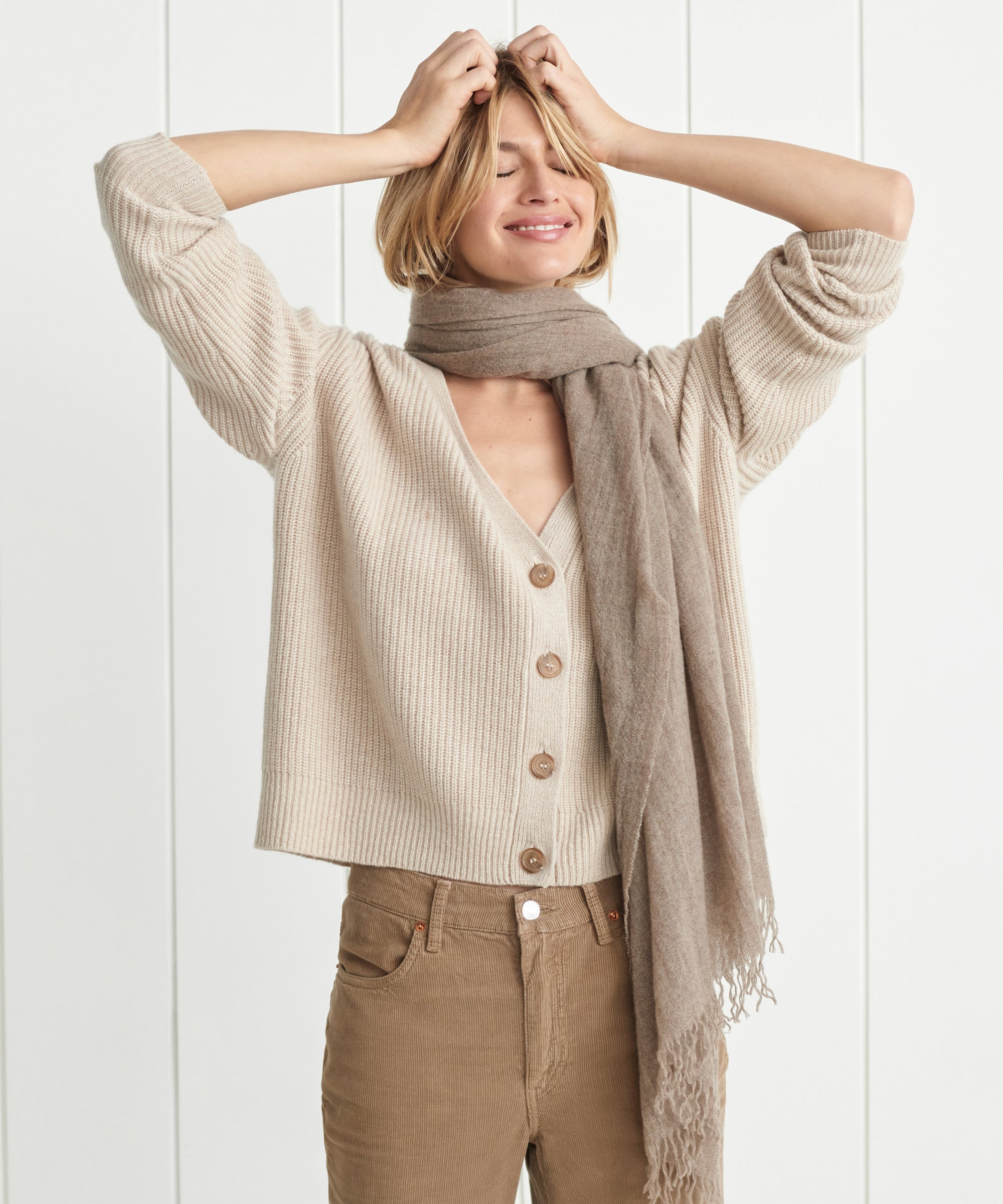 Cropped Cashmere Cocoon Cardigan | Jenni Kayne