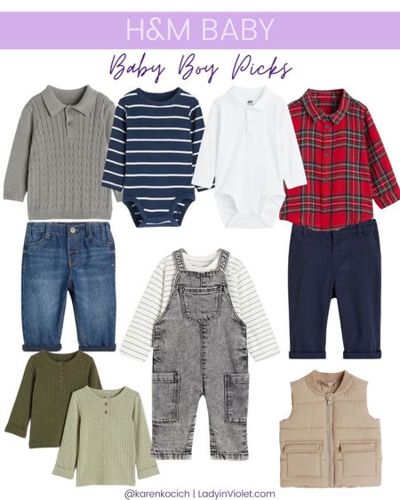 H&M baby boy outfits / fall outfits / kids clothes / Christmas clothes / 15% off for members / cold weather clothes for children 

#LTKkids #LTKbaby #LTKSeasonal