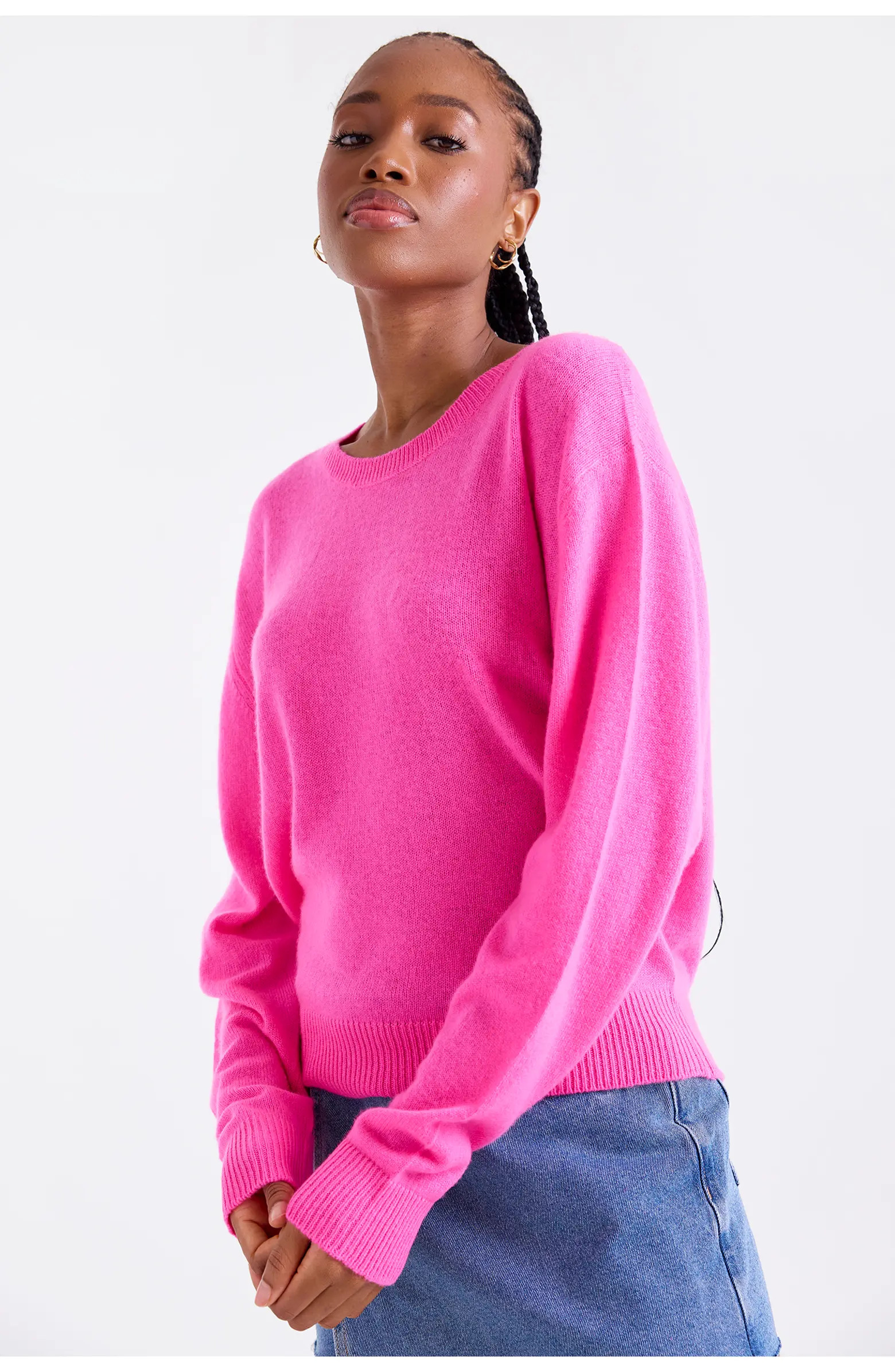 Maila Long Sleeve 100% Cashmere Sweater | Nordstrom