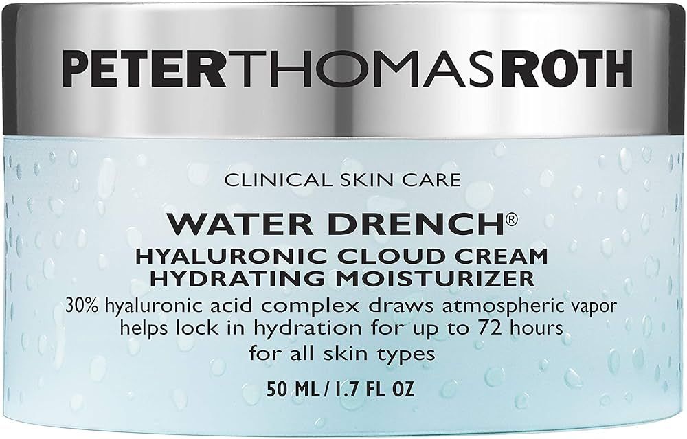 Peter Thomas Roth | Water Drench Hyaluronic Cloud Cream | Hydrating Moisturizer for Face, Up to 7... | Amazon (US)