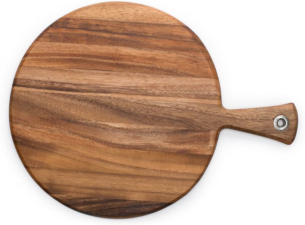 Ironwood Gourmet Round Provencale Paddle Round, Acacia Wood 0.5 x 12 x 16 inches | Amazon (US)