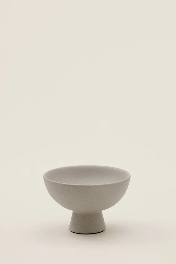 Textured Ceramic Pedestal Bowl  Decorative Vase  Ceramic | Etsy | Etsy (US)