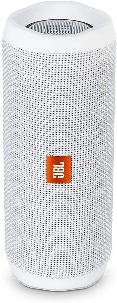 JBL Flip 4 Waterproof Portable Bluetooth Speaker - White (Old Model) | Amazon (US)