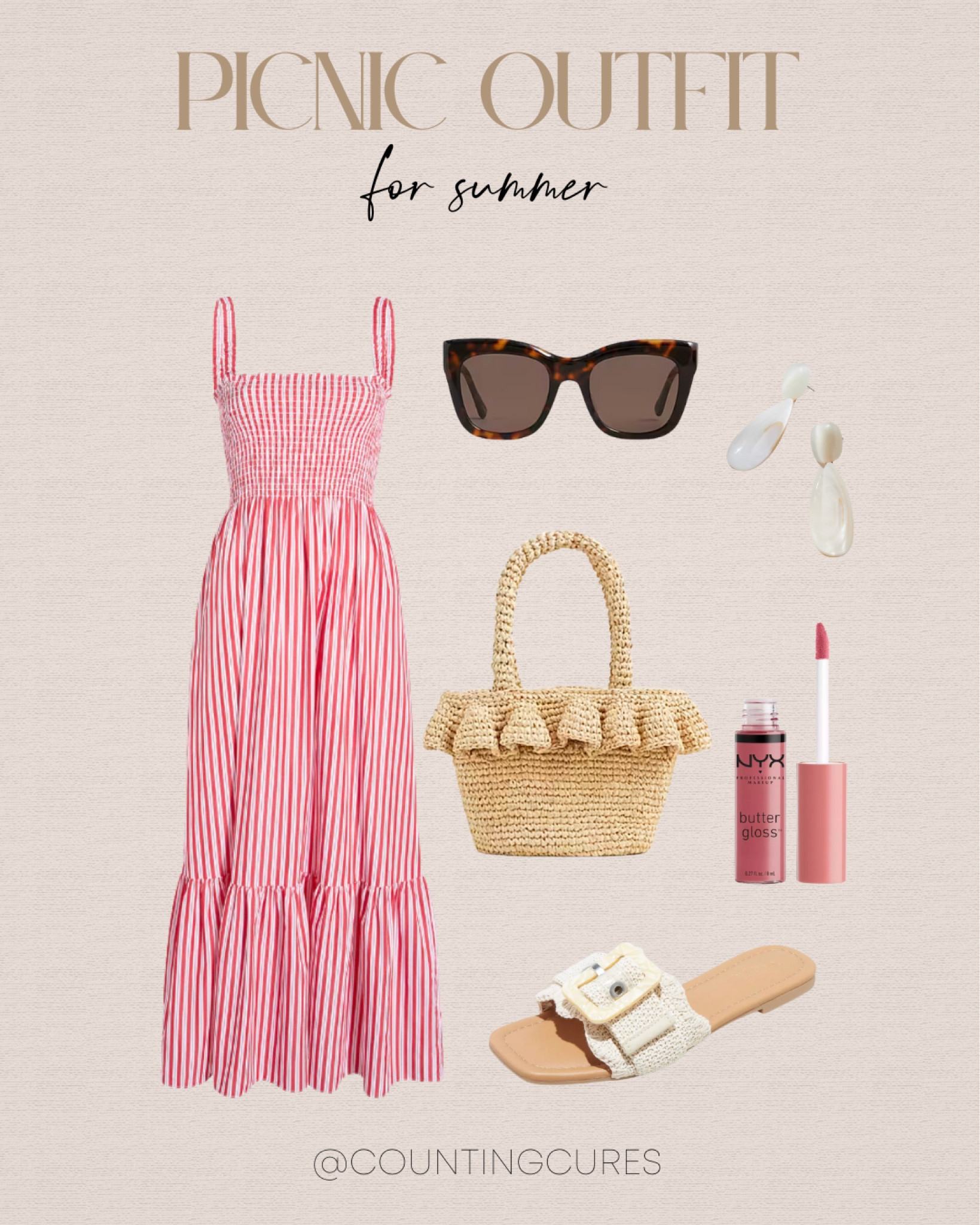 This pink striped sleeveless midi dress makes a perfect outfit for an outdoor picnic! Just wear a pair of comfy sandals and add some cute accessories then you're good to go!
#summerstyle #petitefashion #casualoutfit #trendydresses

#LTKStyleTip #LTKSeasonal #LTKShoeCrush