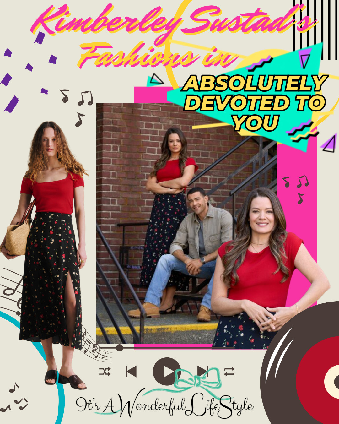 This red and floral outfit was made to be noticed! Love Kimberley Sustad’s look from "Absolutely Devoted to You"... I found the exact pieces so you can recreate it!

#absolutelydevotedtoyou #kimberleysustad #hallmarkchannel #hallmarkfashion 

 