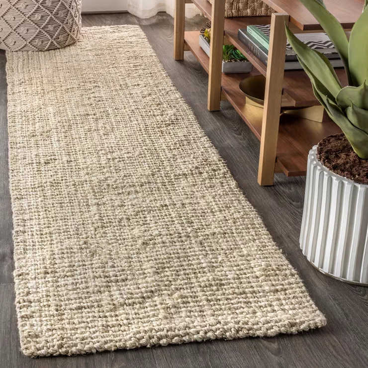 Pata Hand Woven Chunky Jute Area Rug  - JONATHAN Y | Target