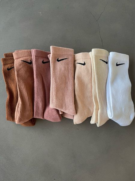 Nike socks nike high socks tan socks 

#LTKFind #LTKunder50