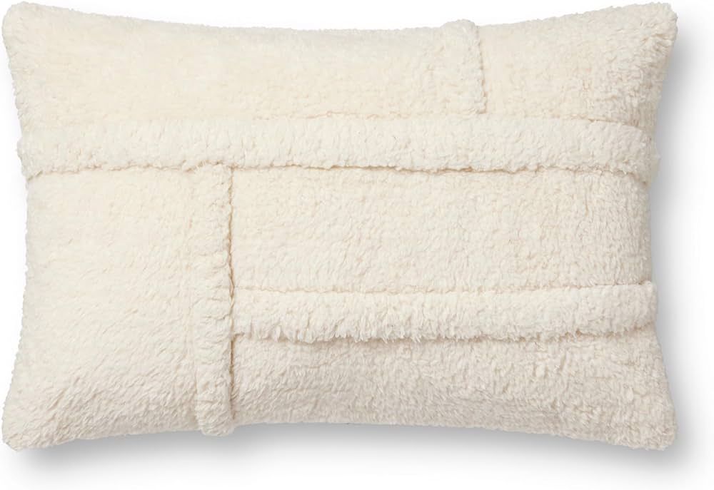 Loloi PLL0111 Ivory 13'' x 21'' Cover Only Pillow | Amazon (US)