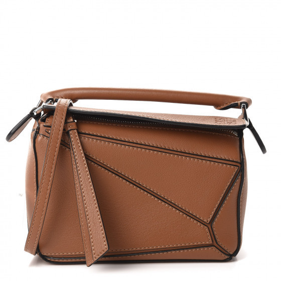 Calfskin Mini Puzzle Bag Tan | Fashionphile