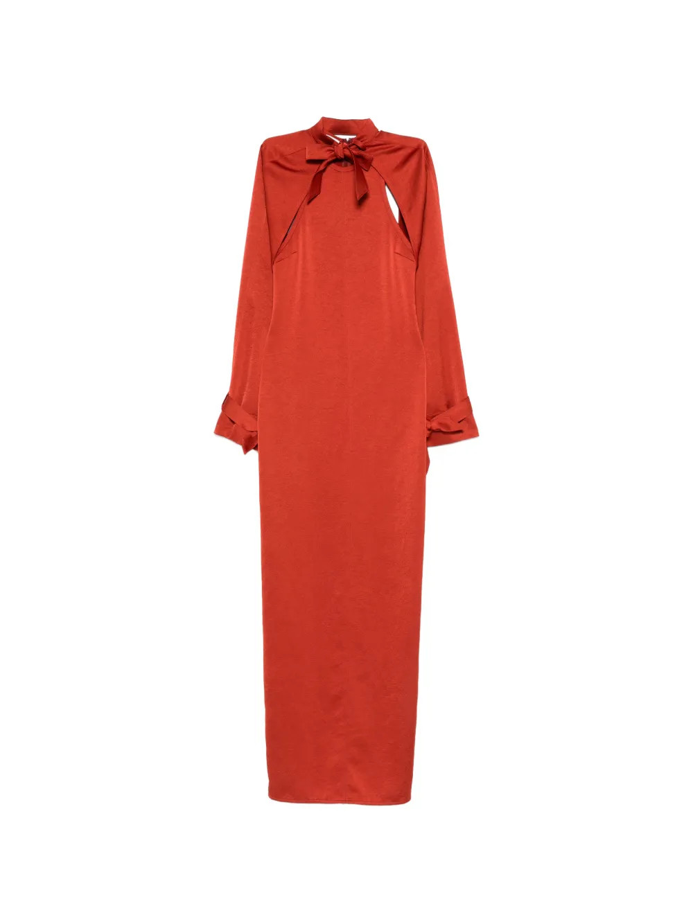 Nanushka Detachable Bolero Maxi Dress (set Of two) | Red | FARFETCH IE | Farfetch Global