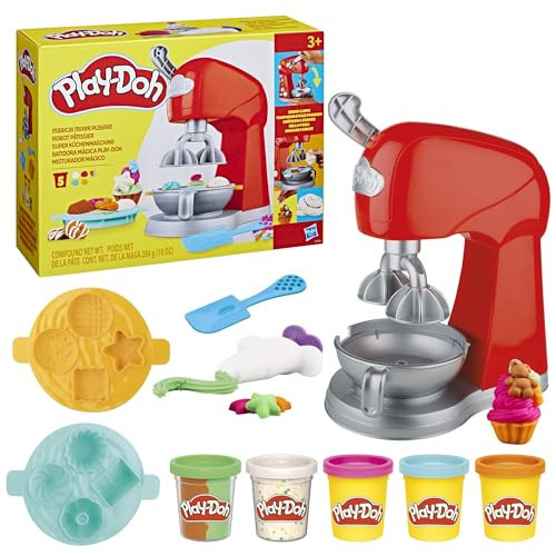 Play-Doh Kitchen Creations Magical Mixer Playset, Toy Mixer with Play Kitchen Accessories, Arts and Crafts for Kids 3 Years and Up | Amazon (US)