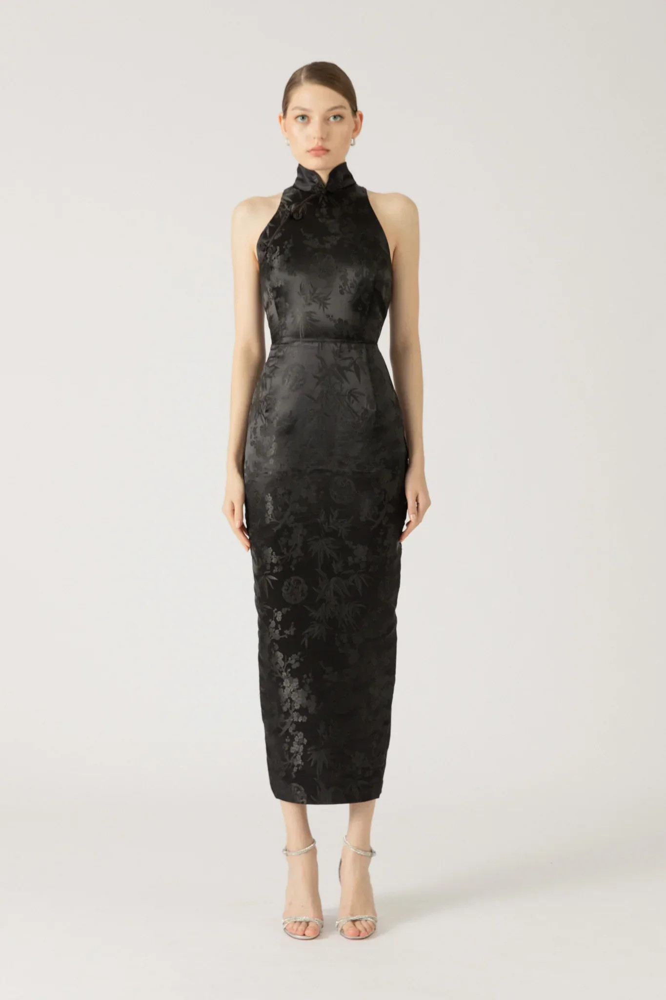 Jill Chinese Jacquard Pencil Dress | Sau Lee