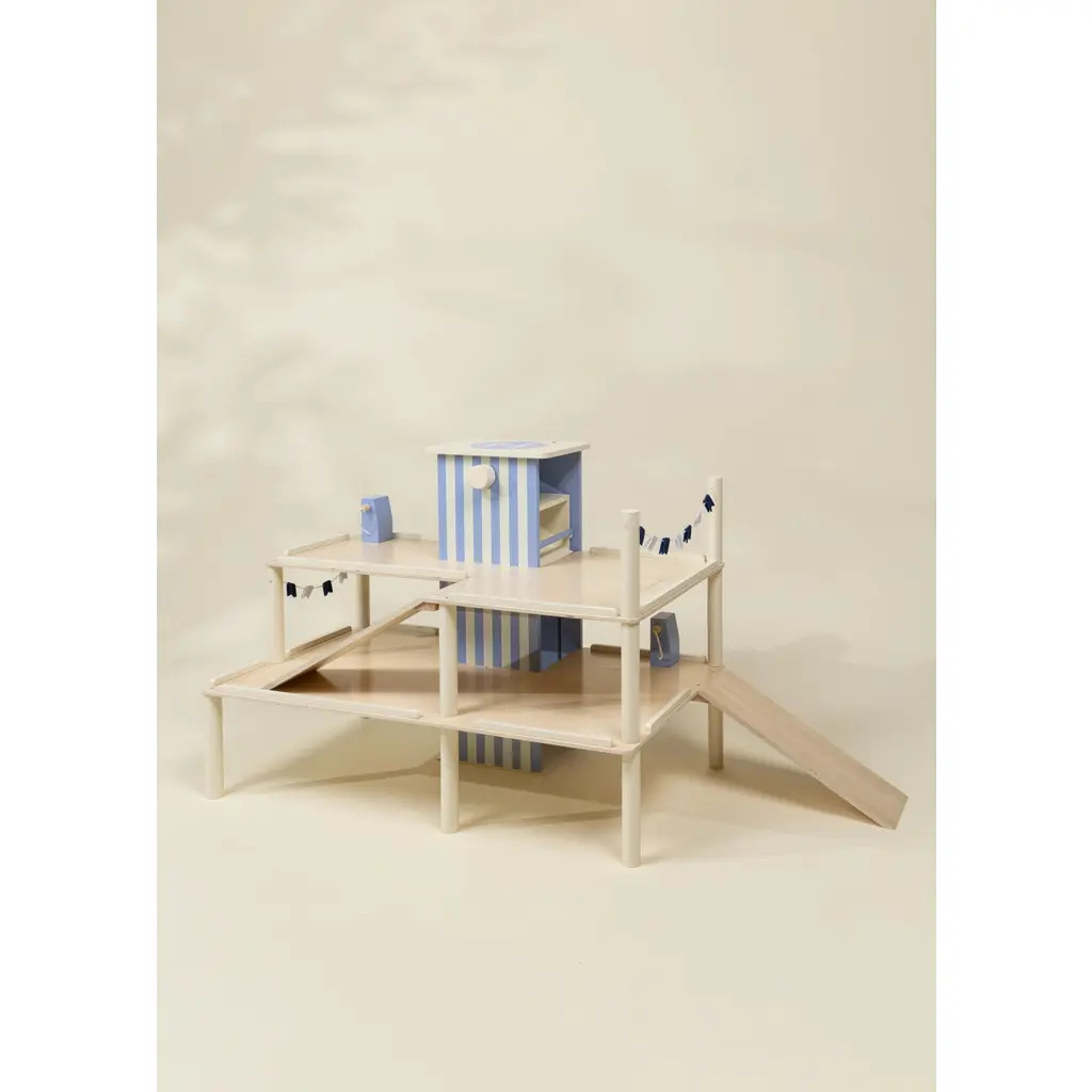 Coco Village Oversized Wooden Parking Garage Playset in Natural Wood at Nordstrom | Nordstrom