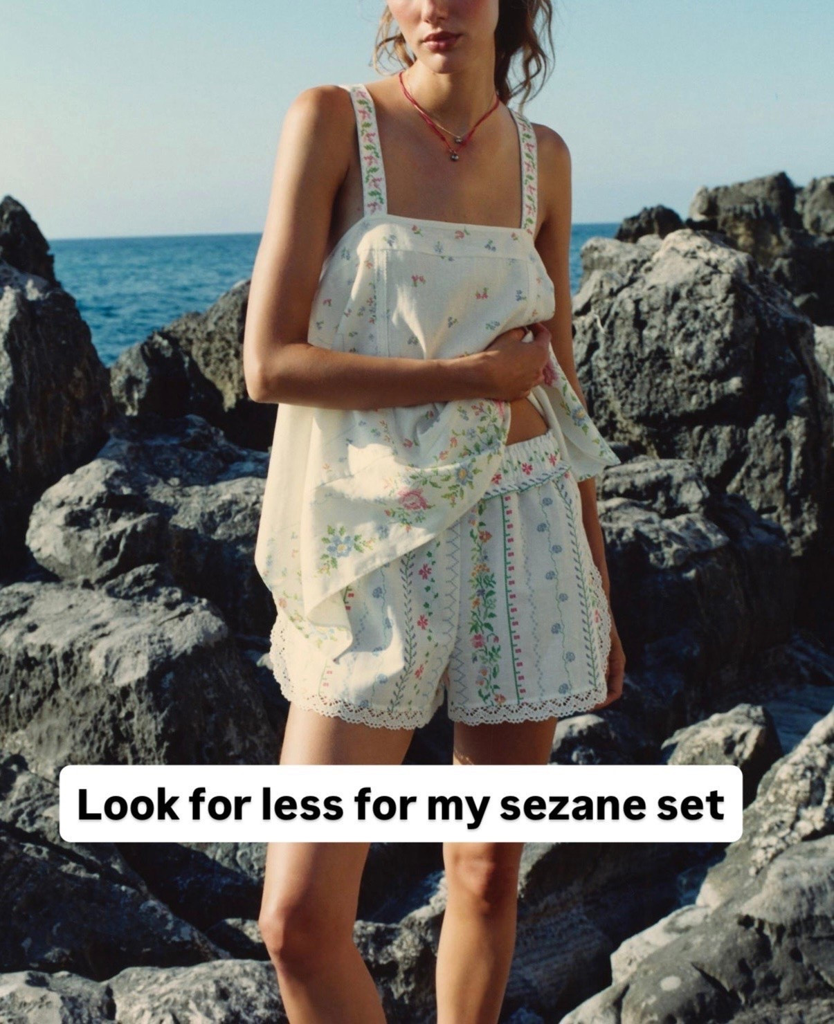 Shorts are restocked! Linen cotton blend, and would be so cute with various tops and sweaters. 

I usually wear my sezane ones with a white tee and colorful sweater over the shoulders. 

Zara finds , unique shorts