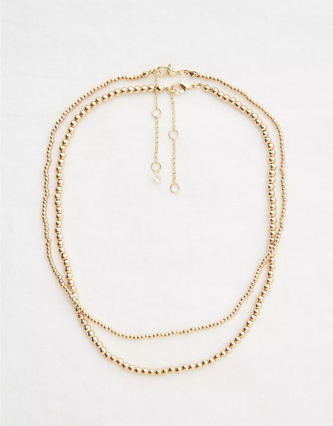 Aerie Gold Ball Layered Necklace | American Eagle Outfitters (US & CA)