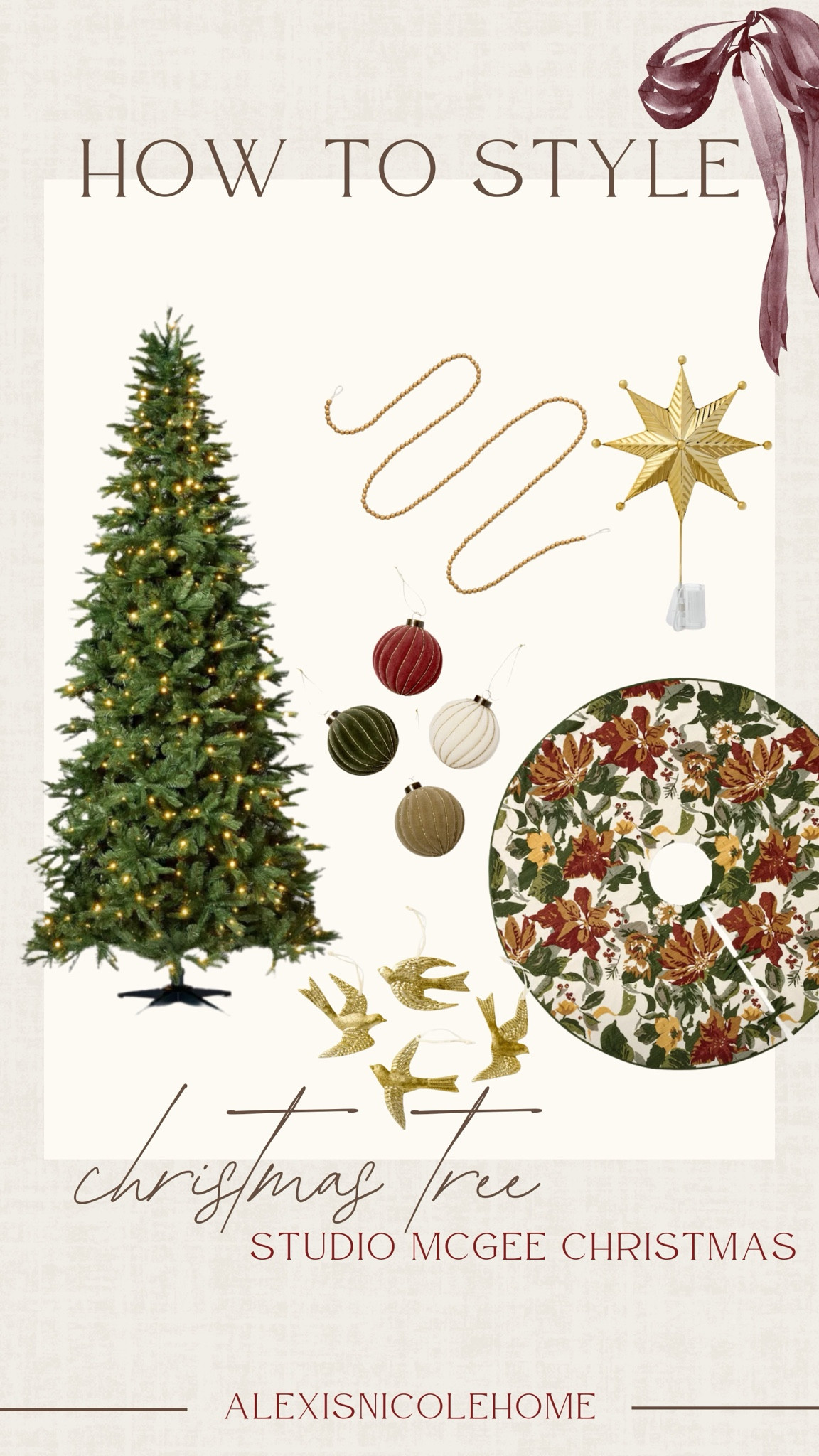 How to style your affordable target Christmas tree with studio mcgees new Christmas line 🤍

#LTKFindsUnder50 #LTKSeasonal #LTKHome