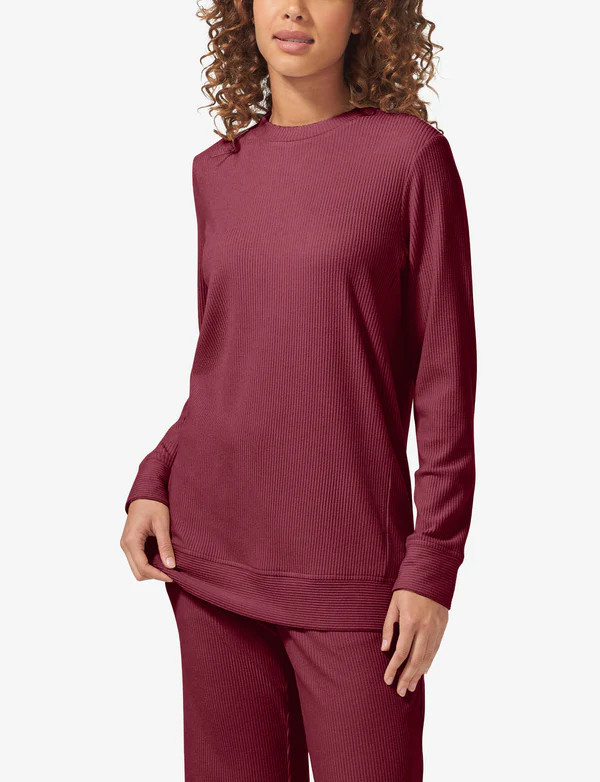Women's Zen Ribbed Long Sleeve Crew Neck | Tommy John