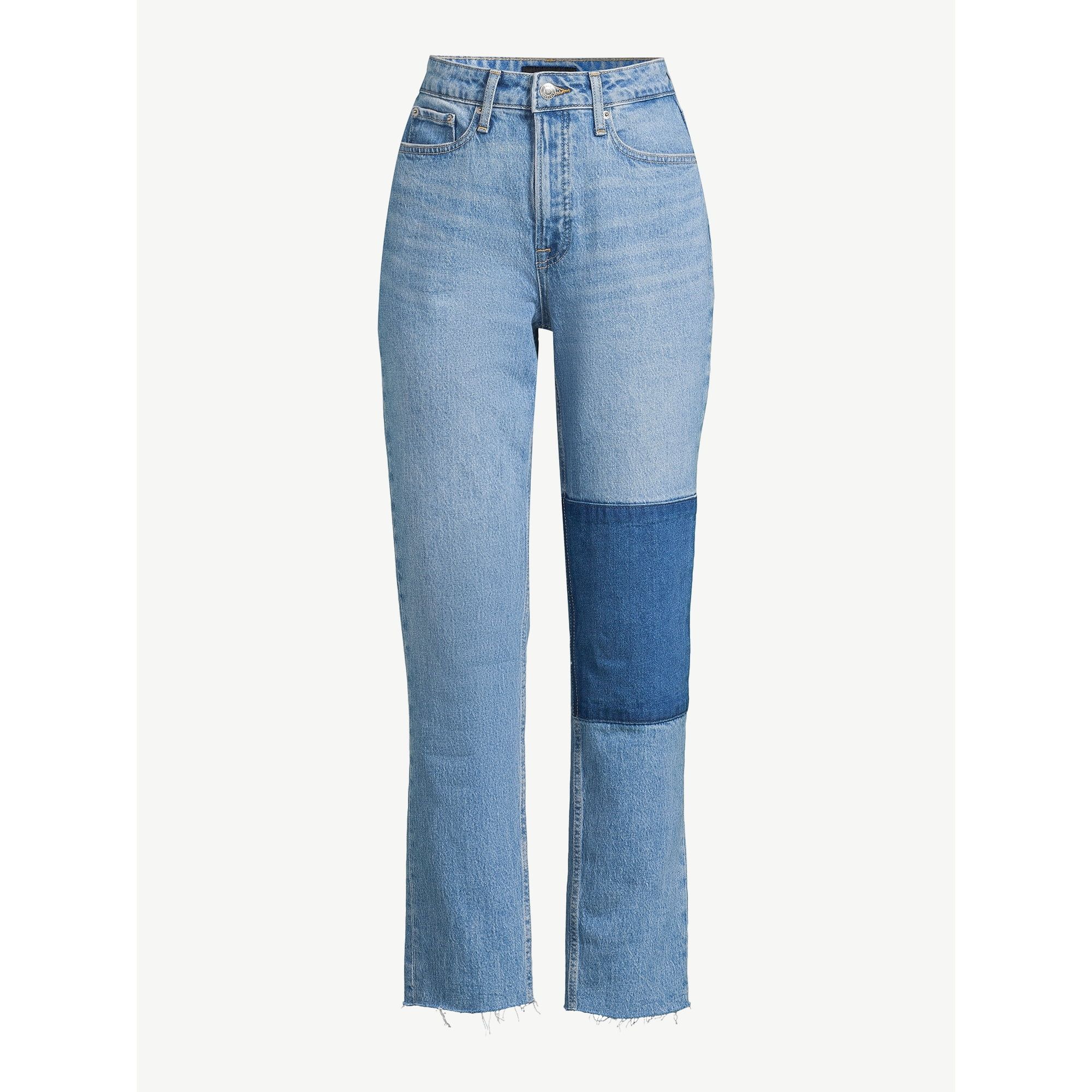 Free Assembly Women's Super High Rise Straight Jeans | Walmart (US)