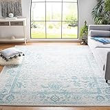 SAFAVIEH Adirondack Collection 8' x 10' Ivory / Light Blue ADR109L Oriental Distressed Non-Shedding  | Amazon (US)