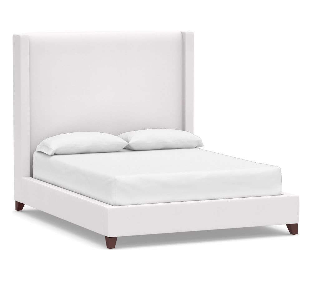 Harper Upholstered Non-Tufted Tall Bed | Pottery Barn (US)