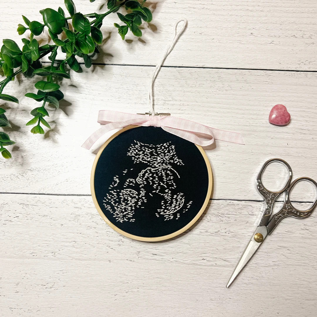 Sonogram Embroidery Ornament Ultrasound Embroidery - Etsy | Etsy (US)