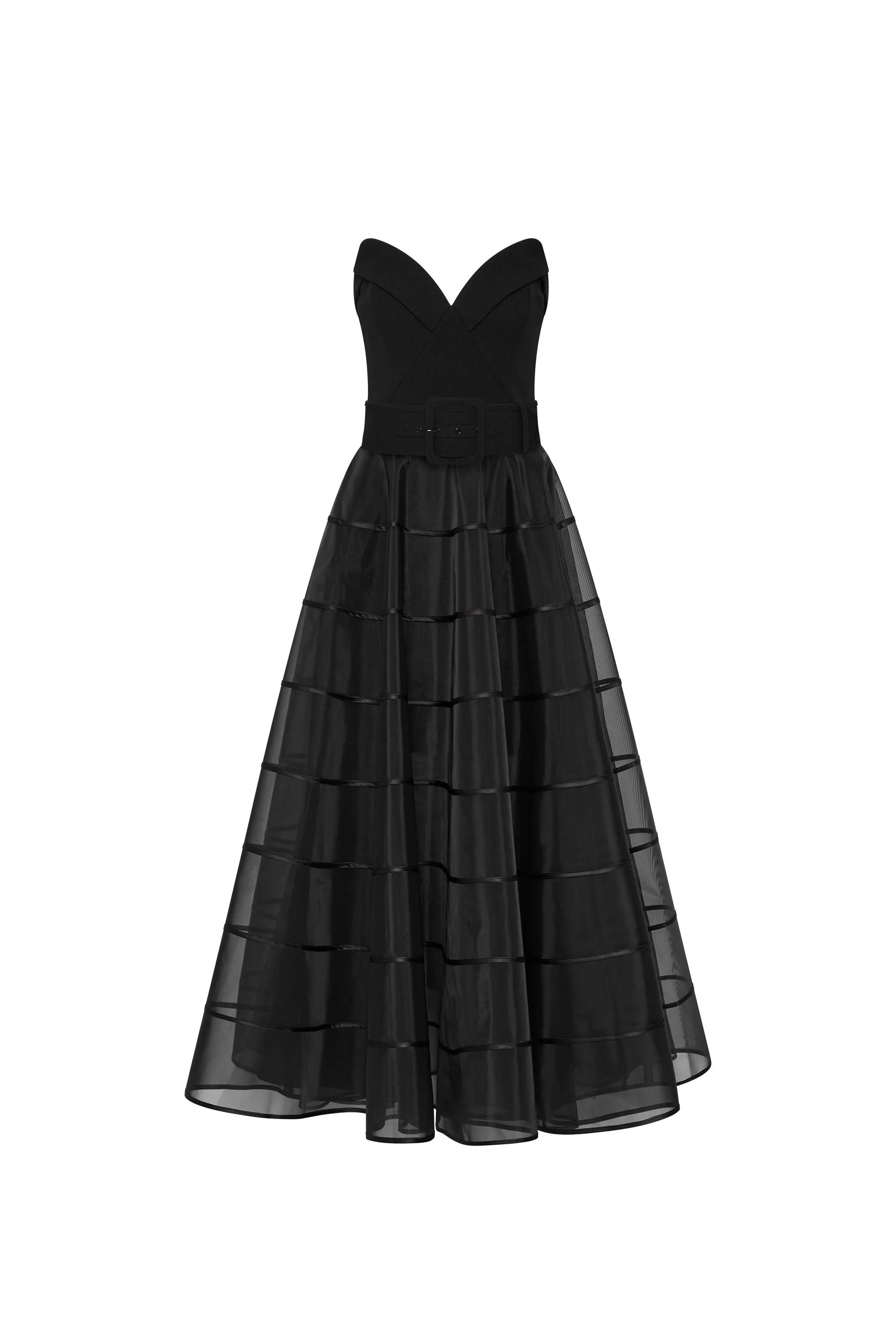 Rebecca Vallance - Marcella Strapless Midi Dress | Rebecca Vallance (Global)